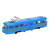 Tomanbery Dekoration Mehrfarbige Simulation Auto Modell Auto Spielzeug für über 3 Jahre alte Kinder(Hyundai Tram Blue)