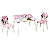 Minnie Mouse - Set aus Tisch und 2 Stühlen für Kinder