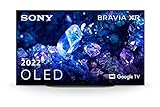 Sony XR-48A90K/P BRAVIA XR 48 Zoll Fernseher (OLED , 4K Ultra HD, High Dynamic Range (HDR), Smart TV (Google), 2022 Modell), 24 + 12 Monate Herstellergarantie, Titanschwarz