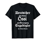 Erzgebirge Sachsen Aue Bergbau Alt Deutsch Motiv T-Shirt