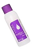 LALILL Aceton Nagellackentferner 500 ml - Entferner für Hybrid-Lacken, Gel, Acryl und Tipps - Gel Polish Remover - Reines Aceton UV Nagellack Entferner