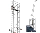 ALTEC AluCombine® 3.0-500 | 5m | Alu Fahrgerüst mit Traverse, 2 Rollen und Wandanker | EN131 | Baugerüst Rollgerüst Montagegerüst Anlegeleiter Treppengerü