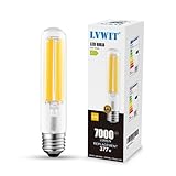 LVWIT E40 LED Lampe T46, Vintage Glühbirne in Röhrenform, Retro Beleuchtung, 41W ersetzt 377W, 7000 Lumen, E40 Filament LED warmweiß 2700K, Edison Leuchtmittel Glühbirne T46, 1er Pack