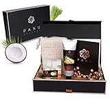 Panu Geschenkset Small - Entspannungs Geschenke für Frauen - Premium Gifts for Women Beauty Box - Wellnes Set für Frauen - Hochwertiges Geburtstagsgeschenk inkl. Glückwunschkarte