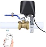 WiFi-Ventilsteuerung, Smart WiFi Steuerung Wasser/Gasventil 2.4GHz Kompatibel mit iOS/Android，Kompatibel mit Alexa und Google Assistant