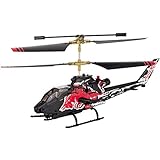 Carrera RC 370501040 2,4GHz Red Bull Cobra TAH-1F I ferngesteuerter Elektro-Helikopter für drinnen & draußen I mit Fernbedienung, Akku, Ladekabel & Batterien I für Kinder ab 12 Jahren & Erwachsene