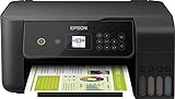 Epson EcoTank ET-2720 nachfüllbares 3-in-1 Tintenstrahl Multifunktionsgerät (Kopierer, Scanner, Drucker, DIN A4, WiFi, USB 2.0), großer Tintentank, hohe Reichweite, niedrige Seitenkosten, schwarz