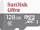 SANDISK Ultra microSDXC 128 GB + SD Adapter 100 MB/S Klasse 10 UHS-I - Tablet Packaging
