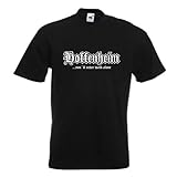 T-Shirt Hoffenheim Never Walk Alone schwarzes Herren Städte Fan Shirt Bedruckt Spruch auch Übergrößen S - 12XL (SFU01-14a) L