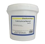 Calciumcarbonat 5kg in Lebensmittelqualität - E170-100% natürlicher Ursprung - CaCO3-5000g - Kalk - Kreide - Kreidefarbe – Rasenkalk – Kalzium
