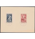 Goldhahn Alliierte Besetzung Französische Zone Allgemeine Ausgabe Nr. 12 + 13 Stempelvorlage Briefmarken für Sammler