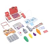 Semiter Registrierkassen-Spielzeug, Mathe-Fähigkeitstraining Kassierer mit verschiedenen Früchten, Modell für für Zuhause