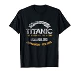 RMS Titanic 1912 Vintage Distressed Sea Sailing Ship Ocean T-Shirt