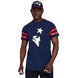 New Era New England Patriots NFL Shirt Jersey American Football Fanshirt Trikot Blau - XXL