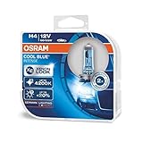 Osram COOL BLUE INTENSE H4, Halogen-Scheinwerferlampe, 64193CBI-HCB, 12V PKW, Duobox (2 Stück)