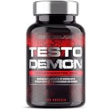 Testo Demon für Männer - Hochdosiertes Zink + Aminosäuren + Maca + D-Asparaginsäure (120 Kapseln)
