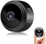 CHANGLIDQ Mini WiFi Kamera 1080P HD Drahtlose Kleine Nanny Cam Nachtsicht Bewegung Aktiviert Alarm Sicherheit Überwachung Kameras für Indoor/Büro