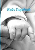 Notizbuch - A4 - liniert - Babytagebuch: blau - ein Junge