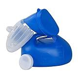XIANLIAN Tragbarer Urin-Topf, auslaufsicher, großes Fassungsvermögen, für Männer, aus Kunststoff, für Inkontinenz, ältere Menschen und Autos, Reiseflasche und Notfall (2 Farben)