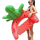 A/A Float Toy für Erwachsene und Kinder, Wasser Pool Floß Aufblasbare Spielzeug Float Ruhesessel Schwimmen Ring Luftmatratze für Sommer Strand Poolpartys, 135 x 80 x 70 cm