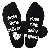 Jeasona Socken Anti-Rutsch Herren 43-46 zum Geburtstag von Tochter Weihnachten Vatertag Geschenk für Papa Der Alles Hat Weihnachtsgeschenke