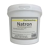 Natron 2,5 kg in pharmazeutischer Qualität – Natriumhydrogencarbonat (E500ii) - Backsoda - Bakingsoda - Basenbad - Hausmittel zum Backen, Reinigen, Baden, Gerüche Neutralisieren & DIY-Kosmetik