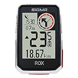 SIGMA SPORT ROX 2.0 White | Fahrradcomputer kabellos GPS & Navigation inkl. GPS Halterung | Outdoor GPS Navigation für pures Fahrvergnügen