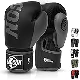 MADGON Premium Boxhandschuhe für Männer und Frauen - Kickboxhandschuhe für Kampfsport, MMA, Sparring, Muay Thai, Boxen - 14oz