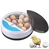 TACKLY Brutautomat Vollautomatisch – Inkubator Hühner 9 /12 eir – Brutmaschine mit Temperaturregelung ideal für den Gebrauch im Haus oder als Geschenk für Kinder