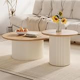 Nesting Couchtisch 2er Set - Kleine Quadratische Beistelltische für Wohnzimmer, Schlafzimmer, Büro - Vielseitige Beistelltische & Ecktische für kleine R