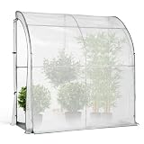 IDMarket – Gewächshaus für Überwinterung, Wandmontage, 100 x 200