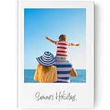 Fotobuch personalisiert online erstellen mit fotos Hardcover - Exclusive, 26 Seiten Vertikal Fotoalbum zum selbstgestalten erstellen mit eigenen bildern perfekt für Hochzeit, Urlaub, W