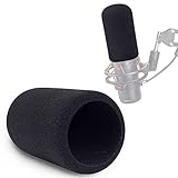 YOUSHARES HyperX QuadCast Popschutz - Mikrofon Pop Filter Schaumstoff Professioneller Mikrofon Windschutz Schallschutz Kompatibel mit HyperX QuadCast S M