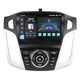 Android 11 9 Zoll Autoradio Touchscreen Für Ford Focus 2011-2015 Eingebaut Kabelloses Carplay Android Auto Unterstützt Mirror Link DSP WiFi 4G BT 5.0 GPS DAB RDS SWC Rückfahrkamera(M6)