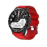 JHDDPH3 Smartwatch Sport Smart Watch mit Kompass GPS Fernkamera 1,3 Zoll GPS SIM Tf. Stoppuhr Smart Watch Fitness Tracker Sportuhr (Color : A)