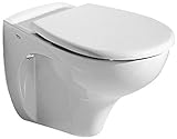 Keramag WC-Sitz 'Renova Nr. 1', Scharniere aus Edelstahl, Farbe: Manhattan