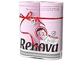 buntes, farbiges Toilettenpapier 12 Rollen - 3-lagig - Renova - weich - originell - Klopapier - blau grün rot beige orange pink rosa gelb Toilettenpapier (rosa)