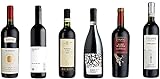 Probierpaket „Rotweinreise durch Italien“| Weinpaket mit sechs verschiedenen italienischen Rotweinen (6 x 0,75 l ) | Tolles Wein Tasting-Set | 750 ml (6er Pack)
