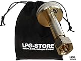 LPG-Store LPG GPL Autogas Tankadapter Dish Gasflaschen Propangas lang Adapter mit Stoffbeutel by