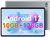 Blackview Tablet 10 Zoll, Tab7 Pro Android Tablet 10GB RAM 128GB ROM mit 4G LTE & 5G WiFi, Pc 1920 * 1200 FHD+ Display, 6580mAh Akku 13MP+8MP Kamera 1TB TF erweitern, Face ID/GPS/OTG/Typ-C, Grau