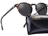 CARFIA Retro Polarisierte Damen Sonnenbrille Outdoor UV 400 Brille für Fahren Angeln Reisen, Acetat-Rahmen