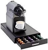Amazon Basics Schubladenbox zur Aufbewahrung von Nespresso-Kaffeekapseln, Fassungsvermögen: 50 Kapseln