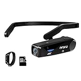 ORDRO EP6 4K Camcorder Freisprech-Videokamera Tragbare FPV-Videokamera Full HD 1080P 60FPS WiFi Vlog-Kamerarecorder mit Fernbedienung (mit 32 GB Micro-SD-Karte)