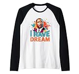 Ich habe einen Traum Martin Luther King Jr. MLK Day Vintage Raglan