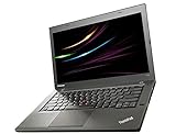 Lenovo ThinkPad T440 Business Notebook, Intel i5 2 x 1.9 GHz Prozessor, 4 GB Arbeitsspeicher, 500 GB, 14 Zoll Display, 1366x768, Cam, Windows 10 Pro, 1H08 (Generalüberholt)