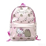 Hello Kitty X Pusheen Rucksack | Back to School | Rucksack | Cute Things | Großer Rucksack | Rucksack für Mädchen und Jungen