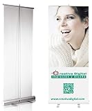 ROLL UP DRUCK INKLUSIVE FLM Low Budget| Rollbanner | Banner | Banner | Online-Design | (Ihr Design, 120 x 200 cm)