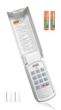für Genie Garagentoröffner Tastenfeld Ersatz, für alle Genie/Overhead/Intellicode/DIP-Schalter Garagentoröffner, kabellose Tastatur Keyless Entry, für Modell GK-R/OKP-BX usw. S