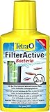 Tetra FilterActive Bacteria - 2in1 Mix aus lebenden Starterbakterien und schlammreduzierenden Reinigungsbakterien, hält den Filter biologisch aktiv und reduziert Mulm, 100 ml