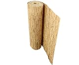 bambus-discount.com Schilfrohrmatten Premium für Balkon, Beach, 90 hoch x 600cm breit, Sichtschutz Matten Windschutzmatten